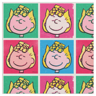 Pop Art Sally Mod till Mönster Tyg