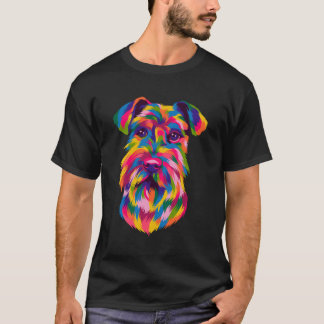 Pop Art Schnauzer Cute Tass Pet Gift Manar Women K T Shirt