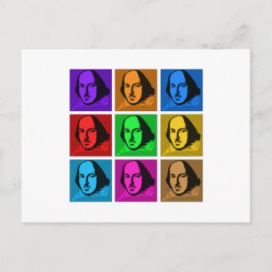 Pop Art Shakespeare Vykort