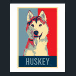 Pop Art siberian husky Hund Porträtt Poster<br><div class="desc">Siberian husky Hund Hope Poster design och fler produkter för husdjursägare och hundälskare som tycker om djur. Perfektens gåva till din bästa lilla vän för att visa honom dig kärlek.</div>