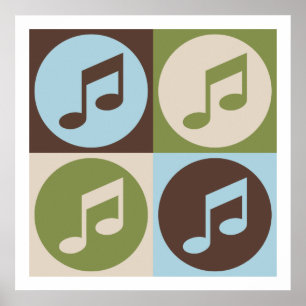 Pop Art Singing Poster