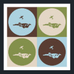 Pop Art Skydiving Poster<br><div class="desc">Pop Art Skydiving. Få den här roligten med hobby, yrke eller fixering vid underbara t-shirts, klistermärken och mycket annat. De gör också underbara gåvor!</div>