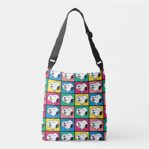 Pop Art Snoopy Läppar Mod till Mönster Axelväska