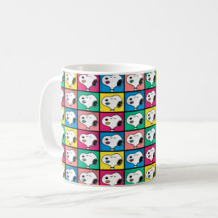 Pop Art Snoopy Läppar   Mod till Mönster Kaffemugg