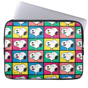Pop Art Snoopy Läppar   Mod till Mönster Laptop Fodral