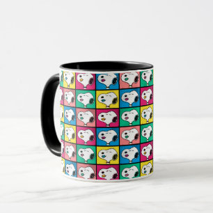 Pop Art Snoopy Läppar   Mod till Mönster Mugg