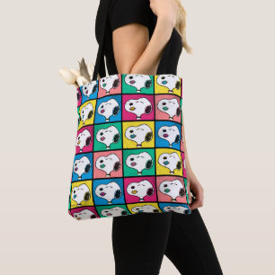 Pop Art Snoopy Läppar Mod till Mönster Tygkasse