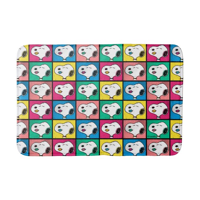 Pop Art Snoopy Lips | Mod for You Pattern Badrumsmatta (Framsidan)