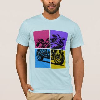 Pop Art Sports Bike T Shirt