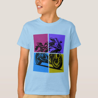 Pop Art Sports Bike  T Shirt