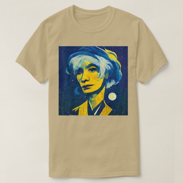 Pop Art Starry Night Andy T-Shirt Copy (Design framsida)