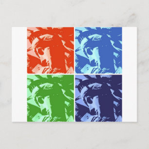 Pop Art Stil Frihetsgudinnan New York Vykort