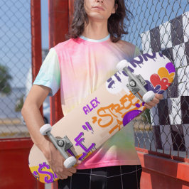 Pop Art Stil skateboard Tecknad
