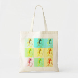 Pop Art Sunblommor Tygkasse