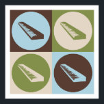 Pop Art Tangentbord Poster<br><div class="desc">Pop Art Tangentbord. Få den här roligten med hobby,  yrke eller fixering vid underbara t-shirts,  klistermärken och mycket annat. De gör också underbara gåvor!</div>