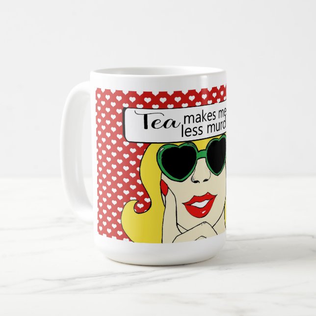Pop Art Tea Mugg (Framsida vänster)