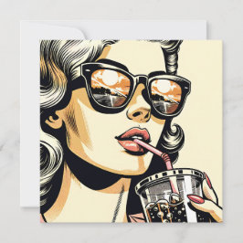 Pop Art Tecknad Bok Söt Kemi Drickssoda
