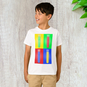 Pop Art-teströr vetenskap kemi laboratorium T Shirt
