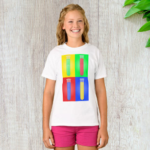 Pop Art-teströr Vetenskap Kemi Laboratorium T Shirt