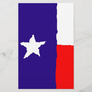 Pop Art Texas Statlig flagga Brevpapper