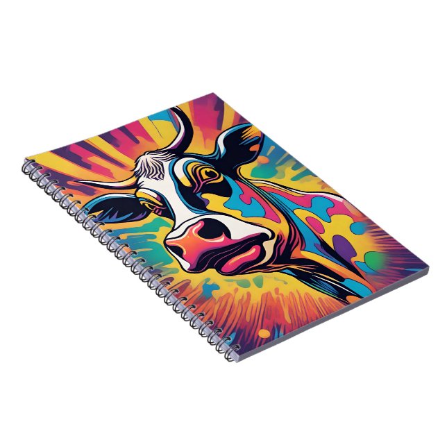 Pop Art: The Colorful Cow Anteckningsbok (Högra Sidan)