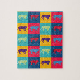 Pop Art Tigers Pussel