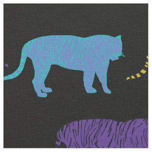 Pop Art Tigers Tyg