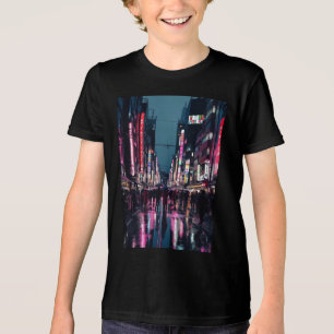 Pop Art Tokyo - Neon Cityscape med fet Urban Vib T Shirt
