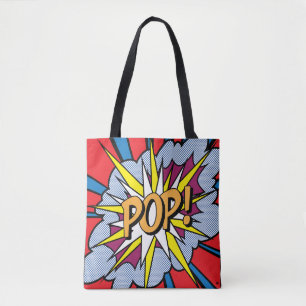 Pop Art Tote Tygkasse