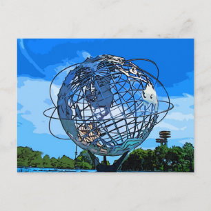 Pop Art Unisphere Vykort