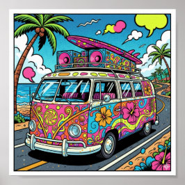 Pop Art Van Poster