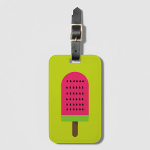 Pop Art vattenmelon, söt fruktpopsill Bagagebricka