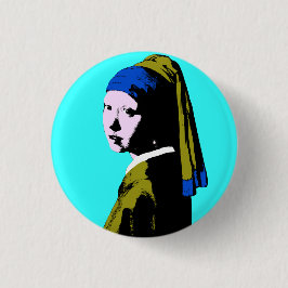 Pop Art Vermeers Pearl Earring Knapp