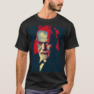 Pop Art-version av ett klassiskt porträtt av Freud T Shirt