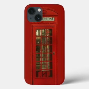 Pop Art Vintage London City Red Telefon Box