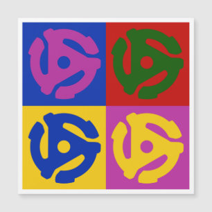 Pop Art Vinyl Record 45 RPM Infoga