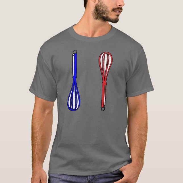 Pop art whisks t-shirt (Framsida)