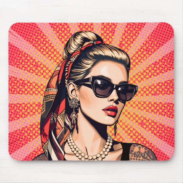 Pop Art Woman – Retro Chic Musmatta (Framsidan)