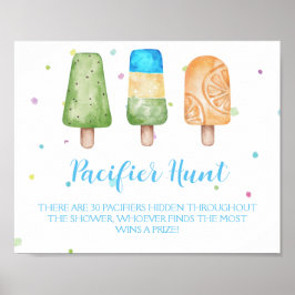Pop Baby Shower Redo Nappar Hunt Poster