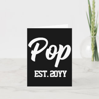 Pop bästa år present ny farfar t-shirt kort