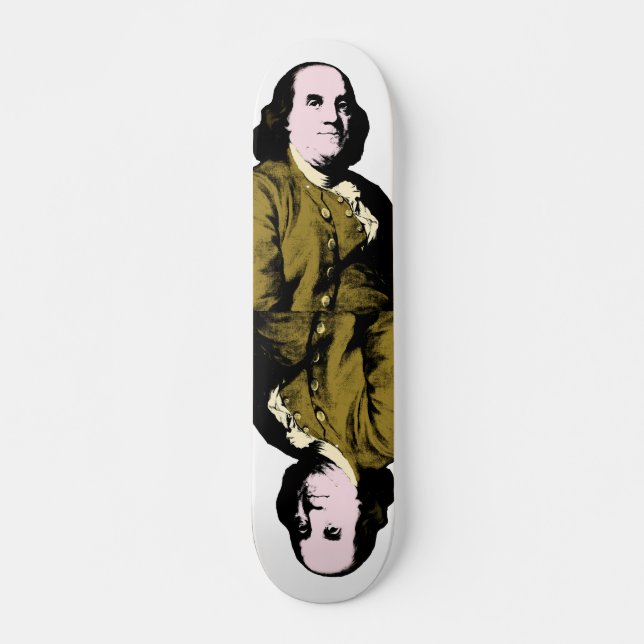Pop - Ben Franklin Skateboard Bräda 21,5 Cm (Framsida)