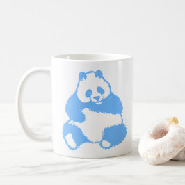 Pop Blue Panda Mugg