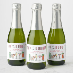 Pop: Bubly Bachelorette Sparkling Vin-etiketter