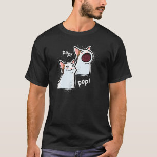 Pop Cat Funny Cat Memors Pullover T Shirt