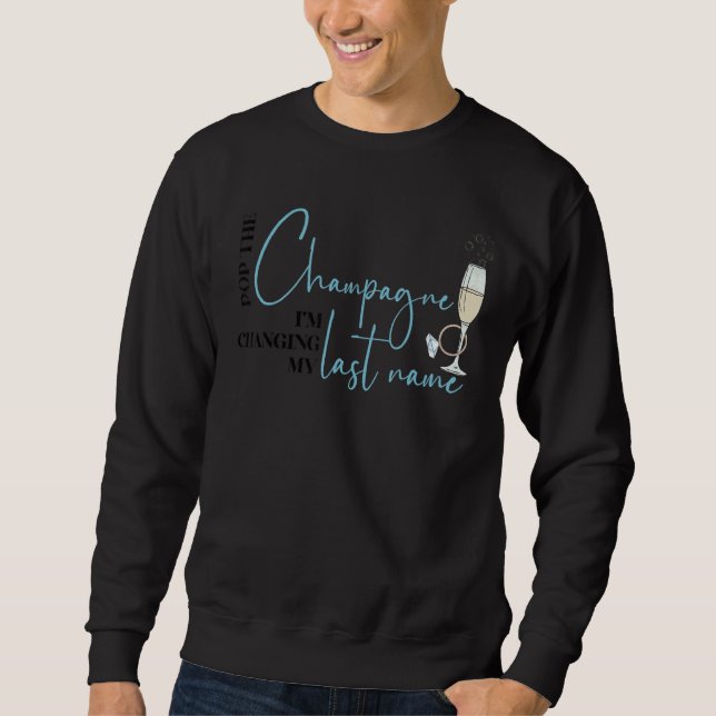 Pop Champagne Lång Ärmad Tröja (Framsida)