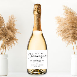 Pop Champagne Modern Handwriter