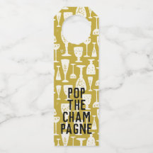 POP CHAMPAGNE White på glasögonen Guld Vin