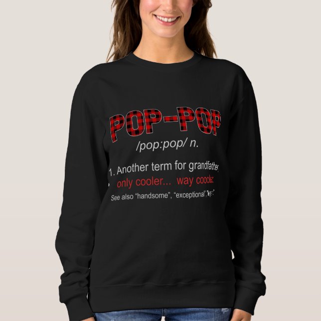 Pop Claus jul Hat Group Matching Pajama T Shirt (Framsida)