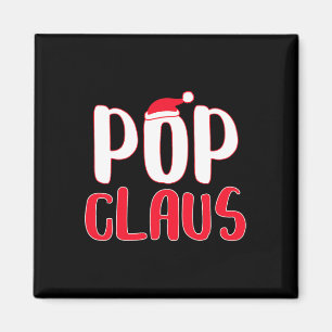 Pop Claus Matching Santa Pop jul Magnet