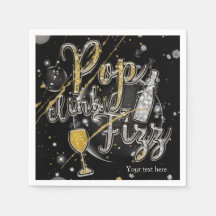 POP CLINK FIZZ Champagnebubblor Partyfirande